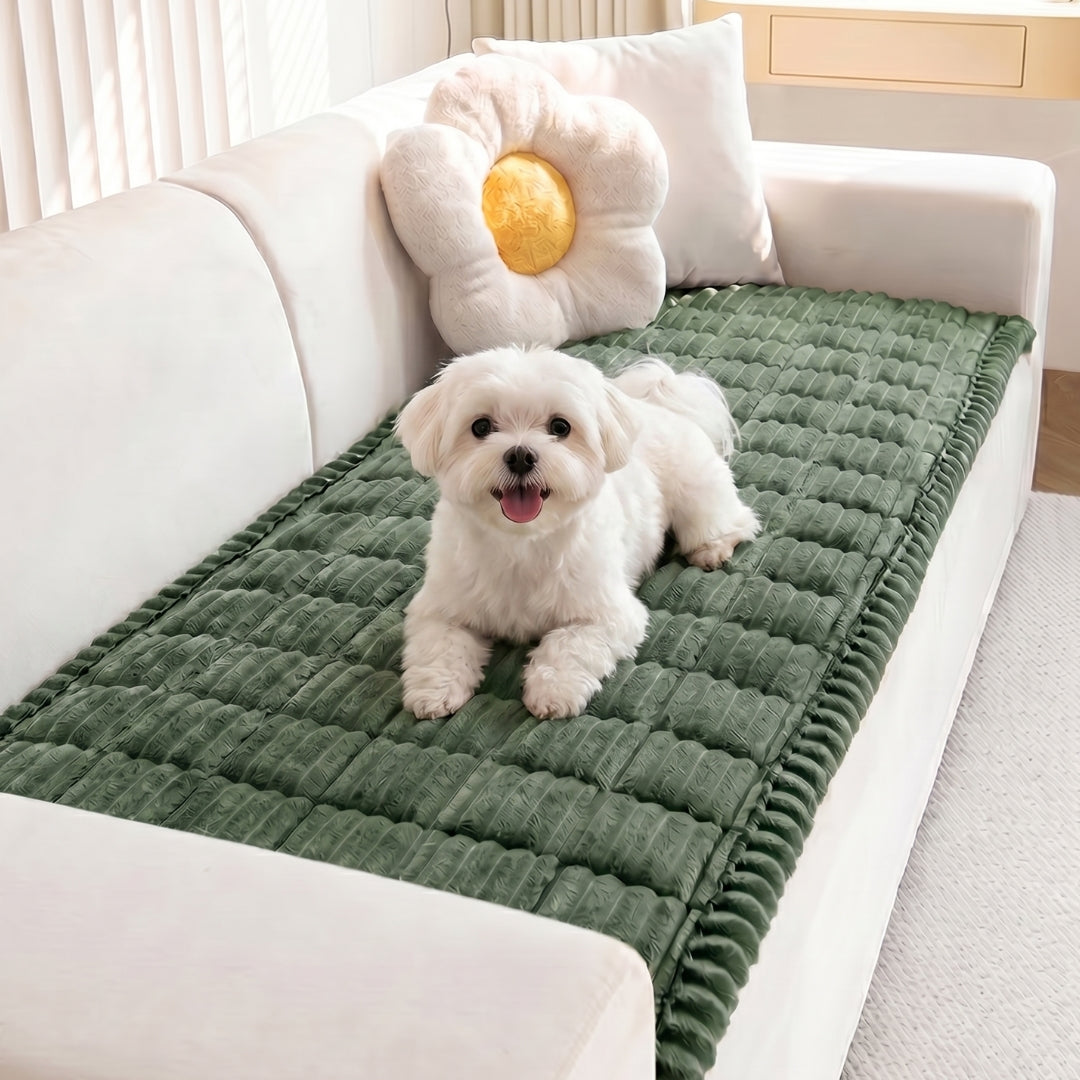 Plush Pet Couch Cover