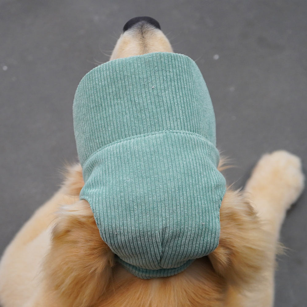 Cute Dog Corduroy Outdoor Cap