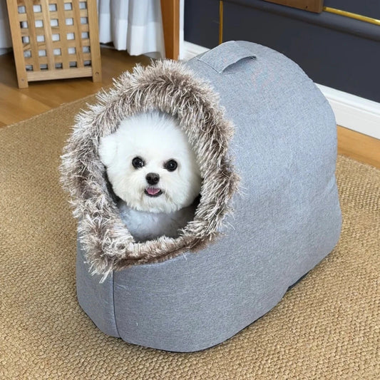 Snuggle Cave Cozy Dog Nest Bed