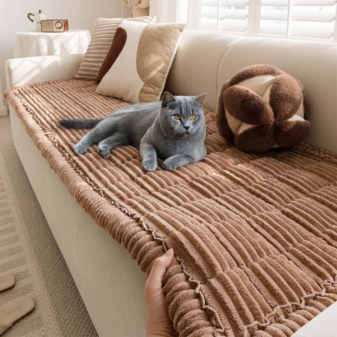 Cozy Pet Plush Seat Couch Cover