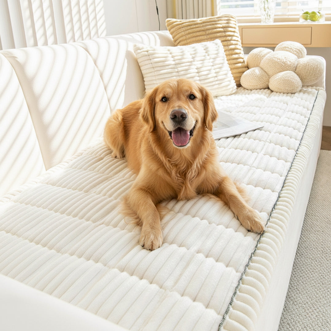 Cozy Pet Plush Couch Cover