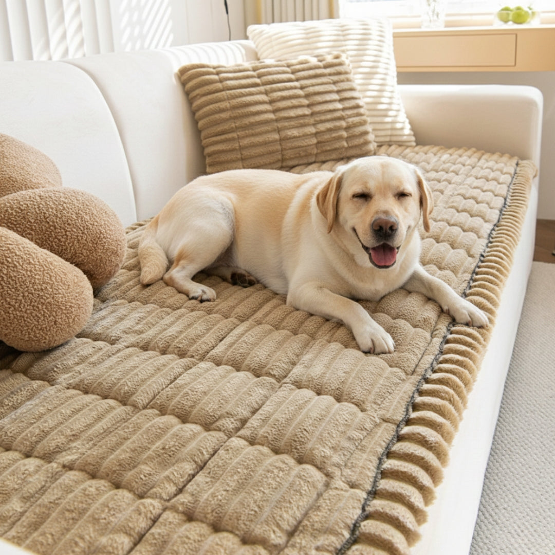 Cozy Pet Plush Couch Cover