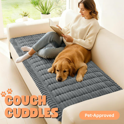 Cozy Pet Plush Couch Cover