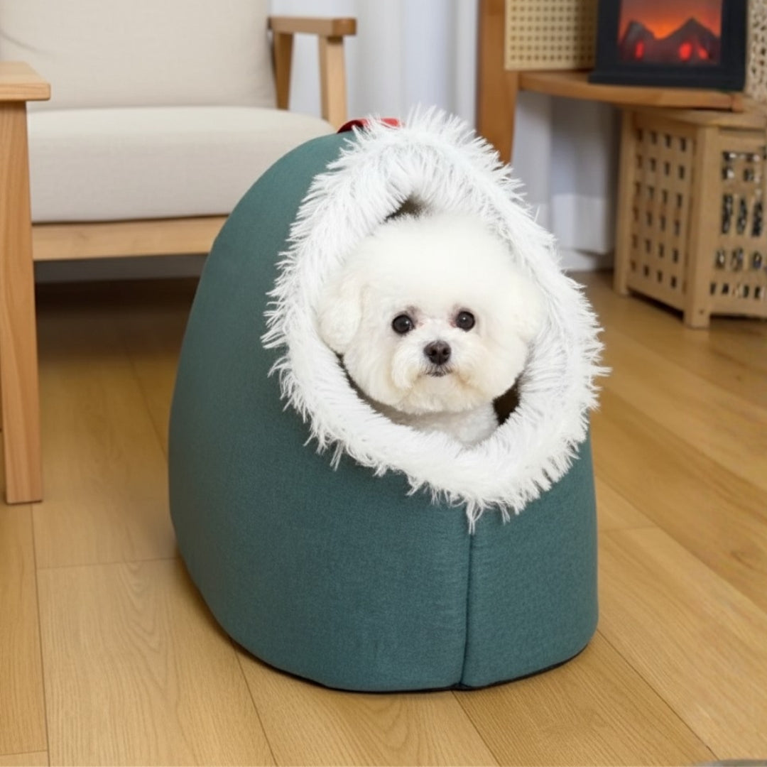 Snuggle Cave Cozy Dog Nest Bed
