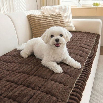 Plush Pet Couch Cover