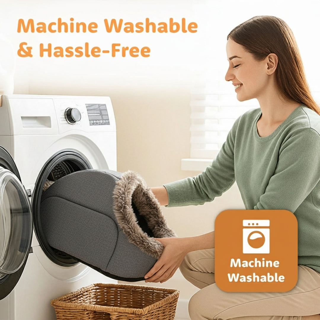 Snuggle Cave Cozy Dog Nest Bed