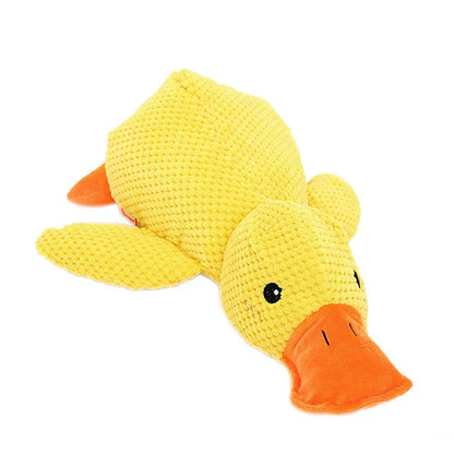 Calming Durable Chew & Cuddle Plush Duck Dog Toy