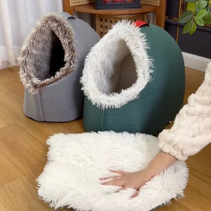 Snuggle Cave Cozy Dog Nest Bed
