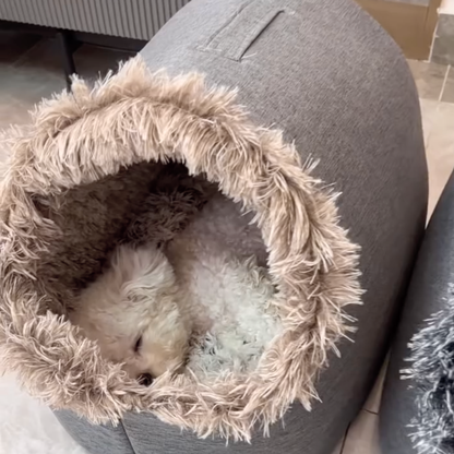 Snuggle Cave Cozy Dog Nest Bed