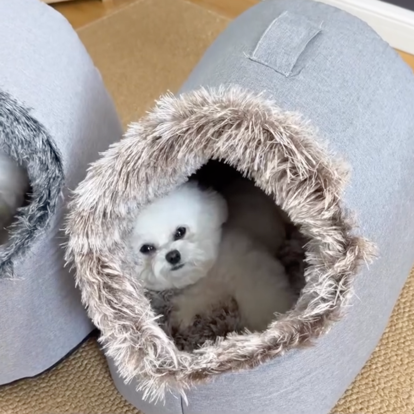 Snuggle Cave Cozy Dog Nest Bed