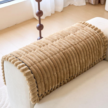 Non-Slip Plush Pet Couch Cover 3PC Set (Couch + 2 Arm Covers)