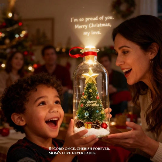 Heartfelt Voice Message Christmas Bottle