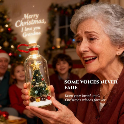 Heartfelt Voice Message Christmas Bottle